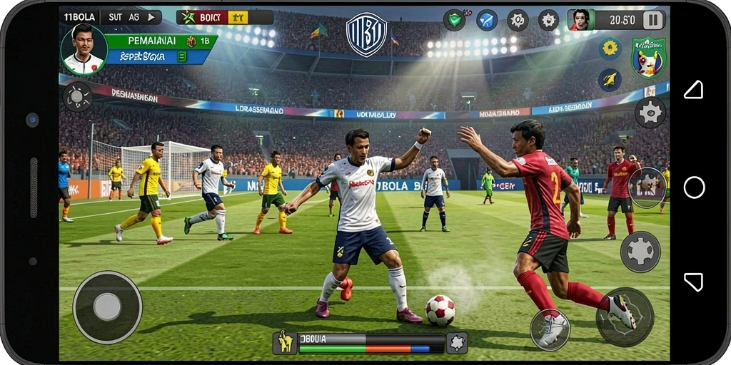 Screenshot utama 11BOLA menampilkan gameplay menarik dan strategi permainan.