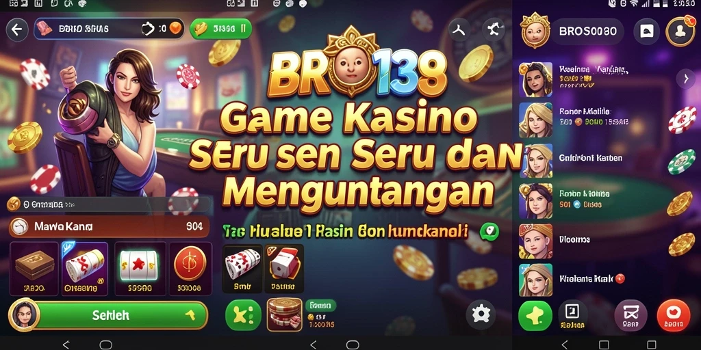Screenshot menunjukkan momen seru saat bermain Kasino di BRO138.