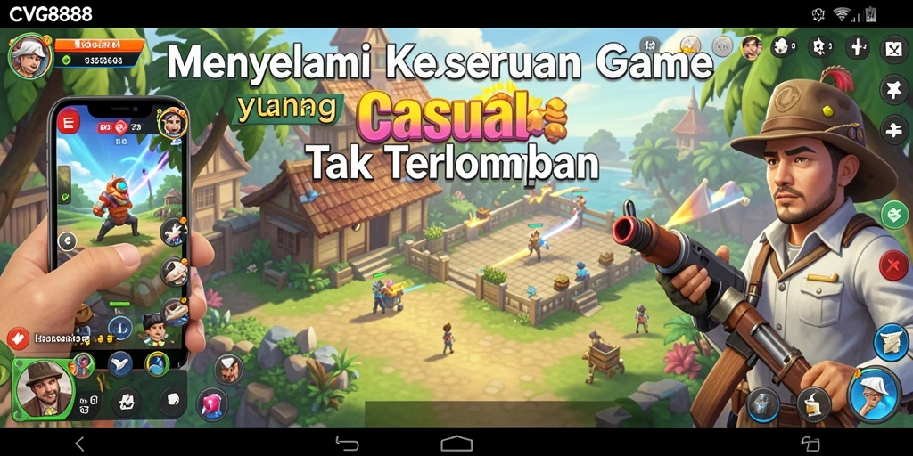 Tampilan gameplay seru dan penuh warna dari CVG8888.