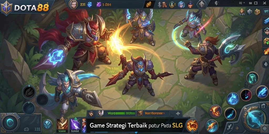 Gameplay DOTA88 yang menarik dan strategis dalam aksi.