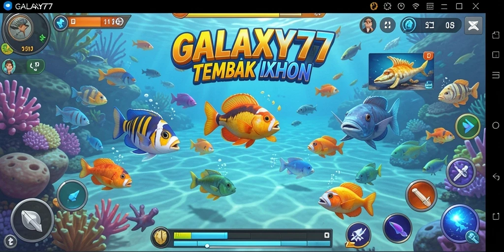 Gameplay seru menembak ikan di GALAXY77.