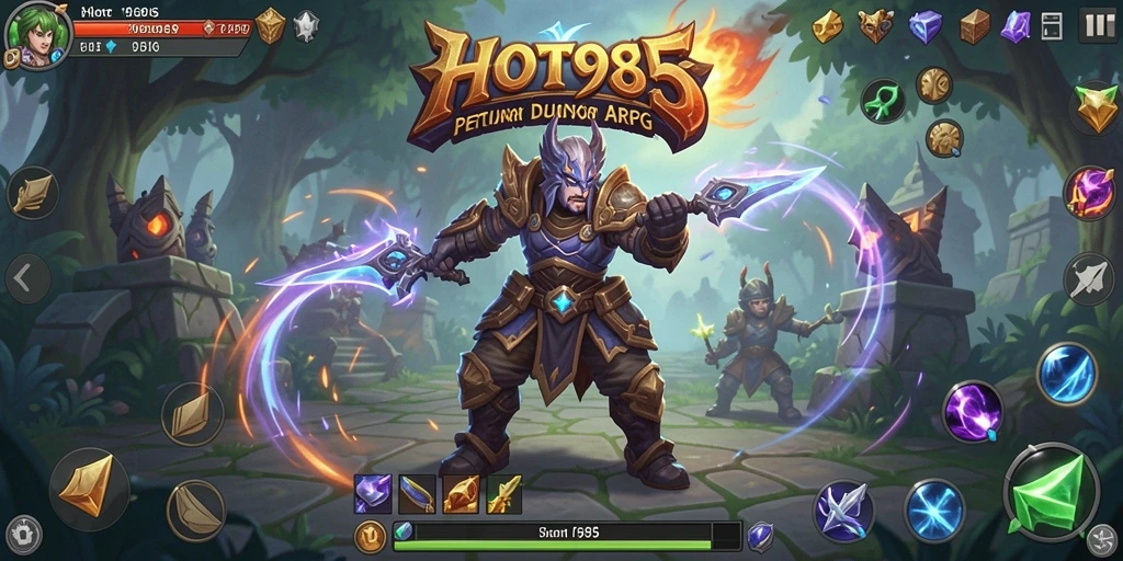 Tampilan gameplay HOT985 yang menarik dan dinamis.