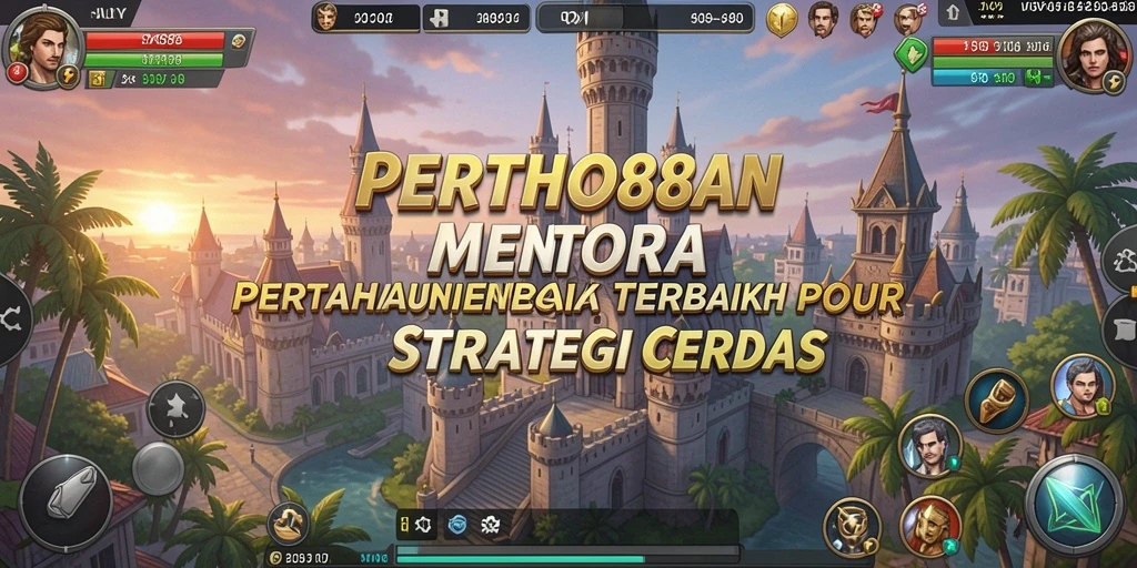 Screenshot gameplay JAVO88 menampilkan aksi menara melawan gelombang musuh.
