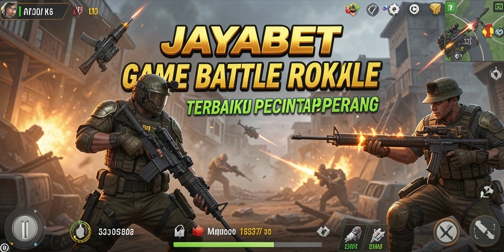 Screenshot menampilkan aksi seru dalam pertarungan Battle Royale.