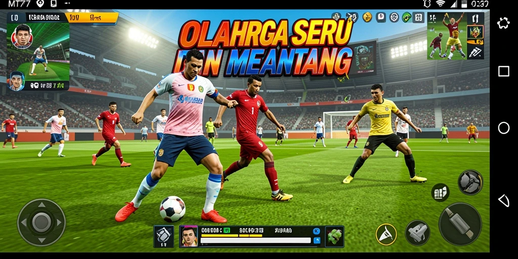Tampilan dinamis dari gameplay MT777 yang mendebarkan.