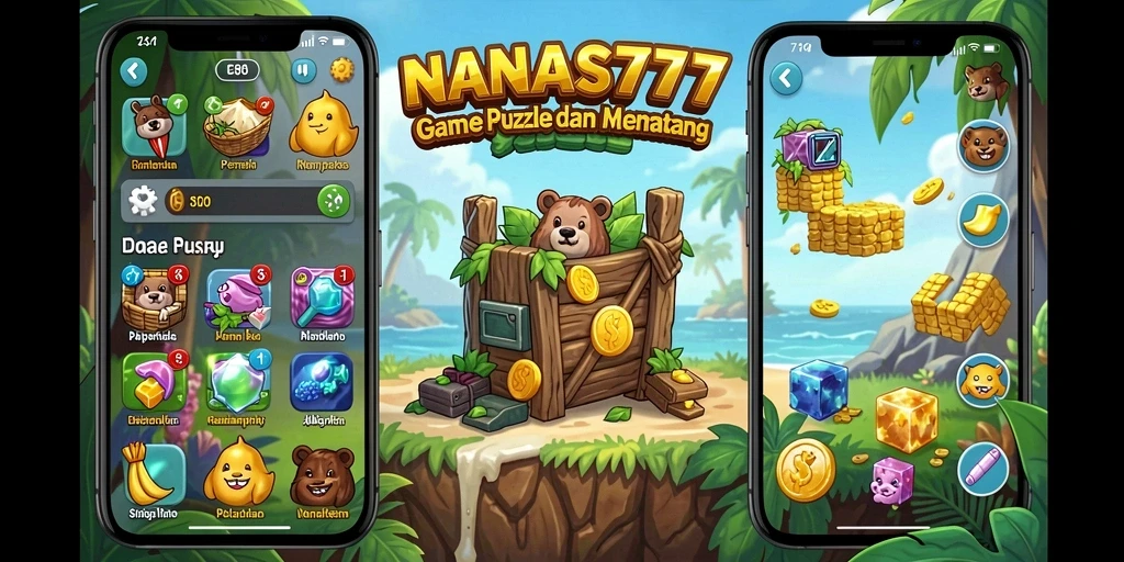 Tangkapan layar NANAS777 menampilkan gameplay Puzzle yang mengasyikkan.