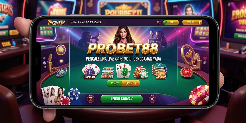 Screenshot menarik dari gameplay Live Casino PROBET88.